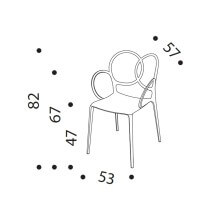 Driade Sissi easy chair - Agof Store