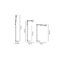 Artemide Tolomeo Micro Led floor lamp - Agof Store