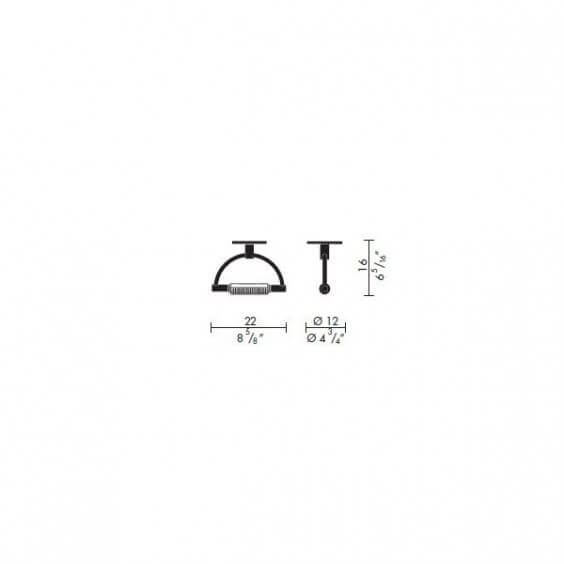 Gradi Mini Led Lampada a soffitto Cini & Nils - Agof Store