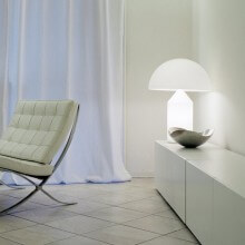 Atollo Vetro Lampada da tavolo Oluce - Agof Store