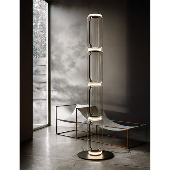 Flos Noctambule 4 Low Cylinders Small Base Floor Lamp - Agof Store