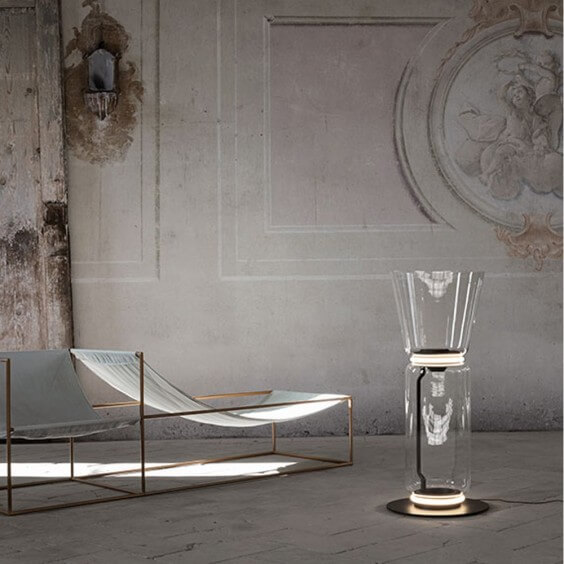 Flos Noctambule 2 High Cylinder & Cone Small Base Floor Lamp - Agof Store