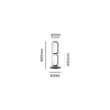 Flos Noctambule 2 Low Cylinders Small Base lampada da terra - Agof Store