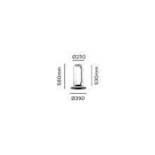 Flos Noctambule 1 High Cylinder Small Base Floor Lamp - Agof Store