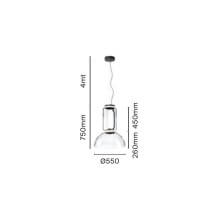 Flos Noctambule 1 Low Cylinder & Bowl Pendant Lamp - Agof Store
