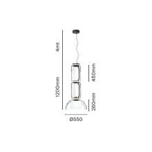 Flos Noctambule 2 Low Cylinders & Bow Pendant Lamp - Agof Store