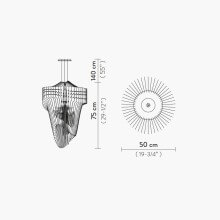 Aria transparent Lampada a sospensione Slamp - Agof Store