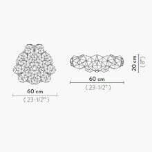 Slamp Drusa wall ceiling lamp - Agof Store