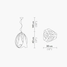 Goccia Lampada a sospensione Slamp - Agof Store