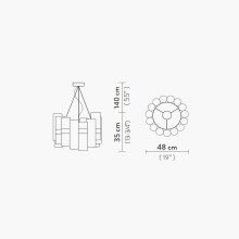 Slamp La Lollo Medium pendant lamp - Agof Store