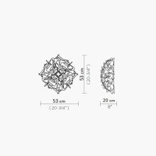 Veli Lampada da parete soffitto Slamp - Agof Store